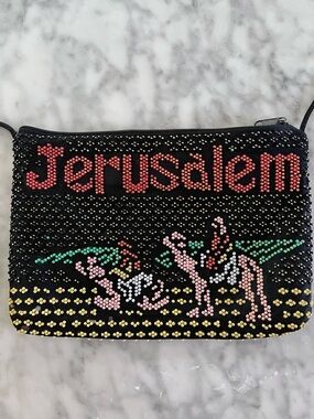 Beaded 'Jerusalem' Crossbody Bag/Clutch